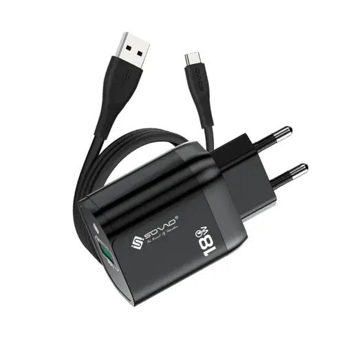SOVO SG-265 LAZER 30W Super Fast C to C Charge Type-C Adapter and Cable