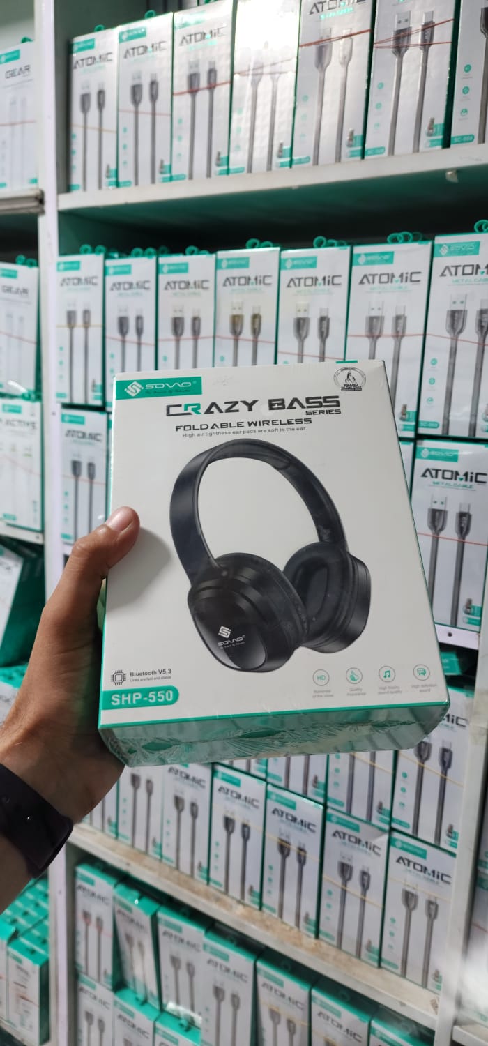 SOVO Crazy-Bass SHP-550 Wireless Headphones