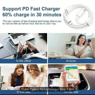 Wireless Charging Cable 1.8m