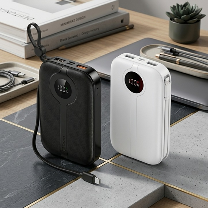 Pocket Size Portable Charger with LED Display