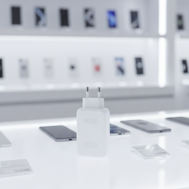150W Super Fast Charger High Speed  Charging Quality (Without Cable)