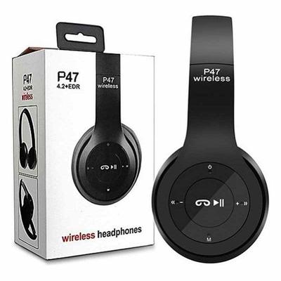 Wireless Headphones Black Active Noise Cancellation