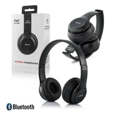 Wireless Headphones Black Active Noise Cancellation