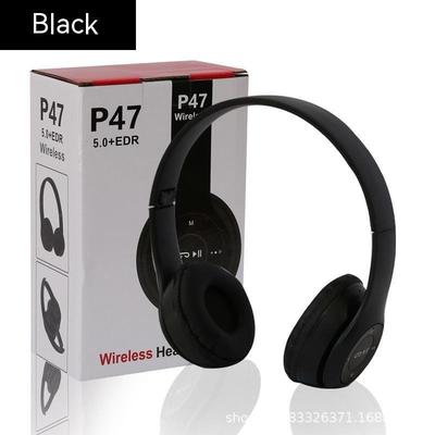 Wireless Headphones Black Active Noise Cancellation