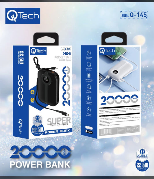 Pocket Size Portable Charger with LED Display
