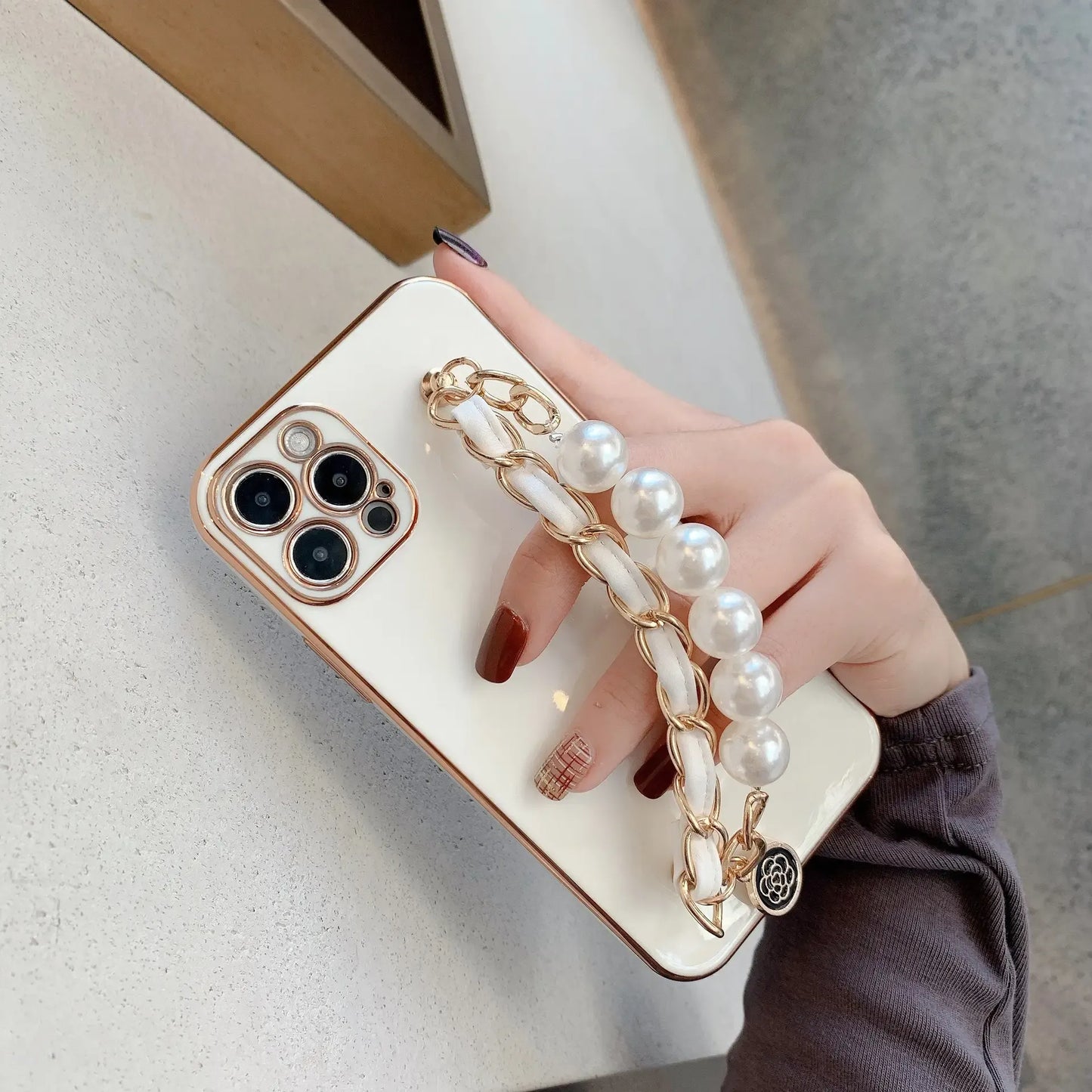 Pearl Chain iPhone Case
