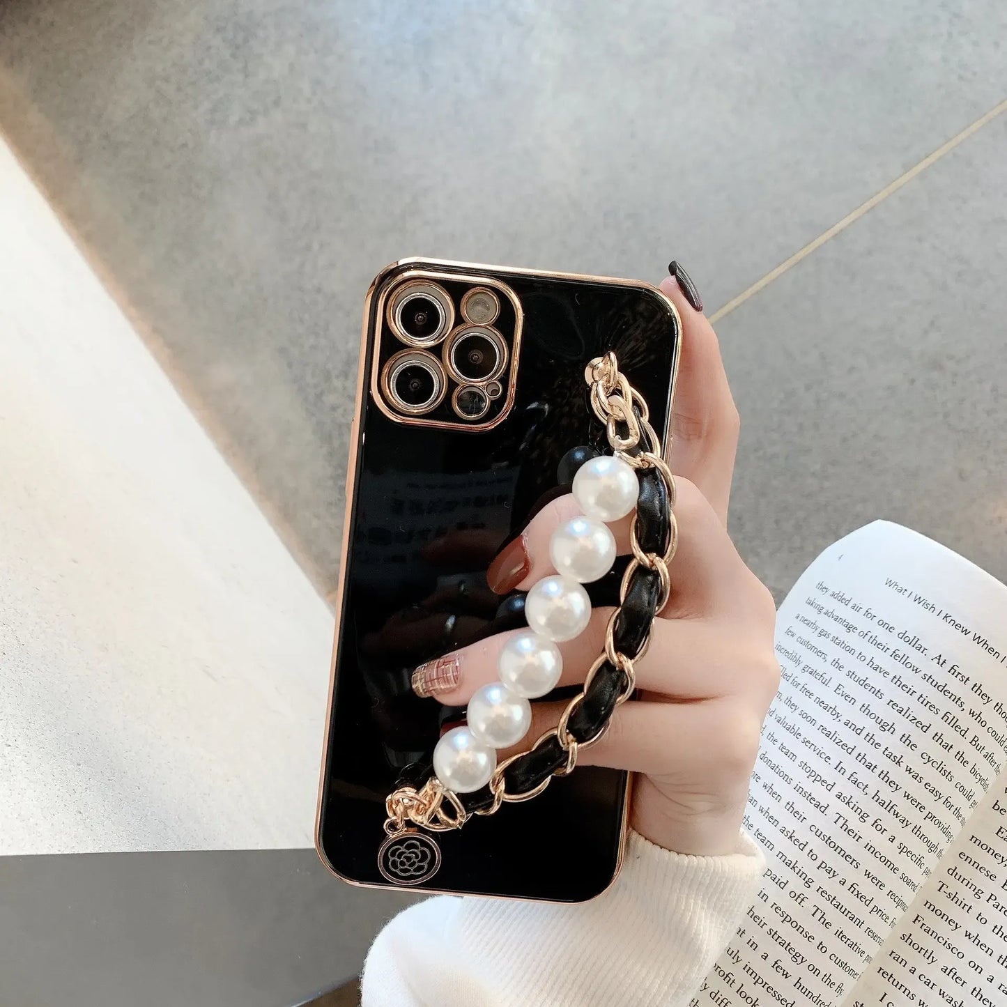 Pearl Chain iPhone Case