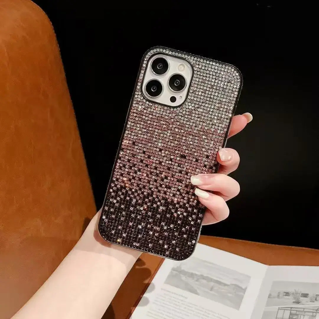 Starry Sky Gradient Diamond iPhone Case