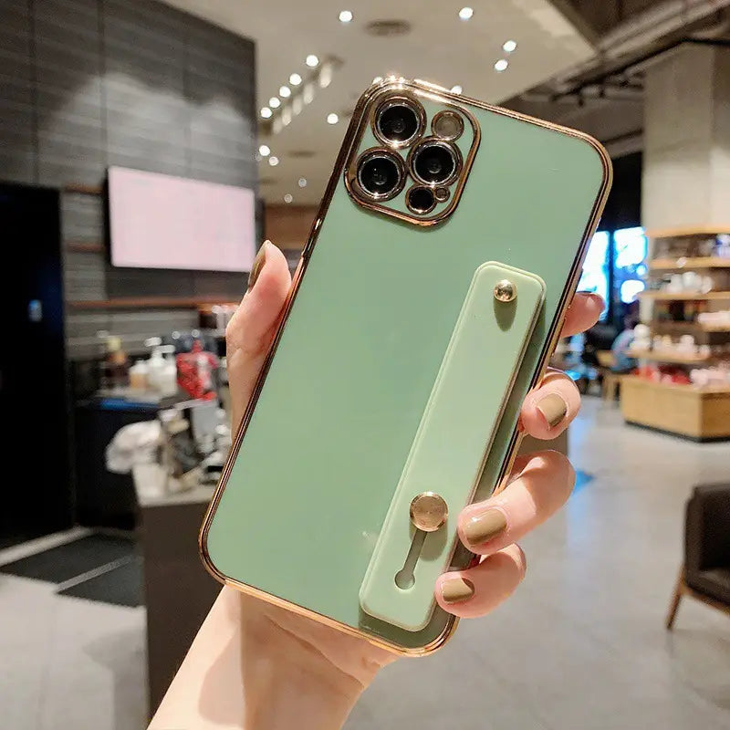 iPhone 13 Soft Case with Wrist Strap & Fine Holes